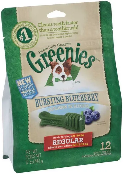 12 oz. Greenies Regular Blueberry Treat Pack - Treats